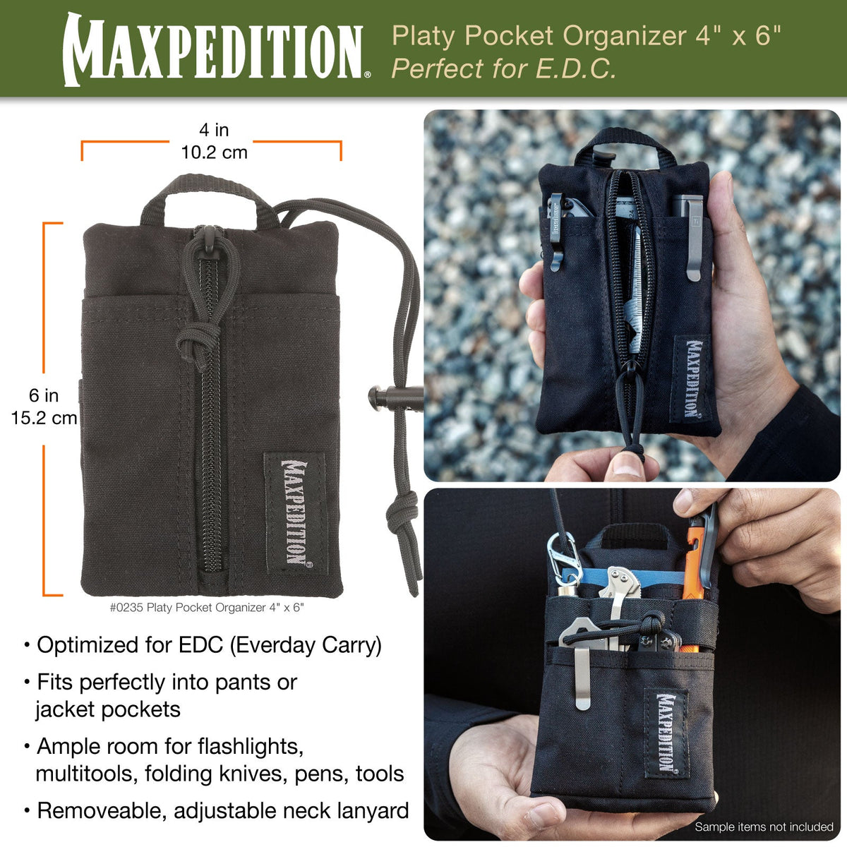 Platy Pocket Organizer 4×6