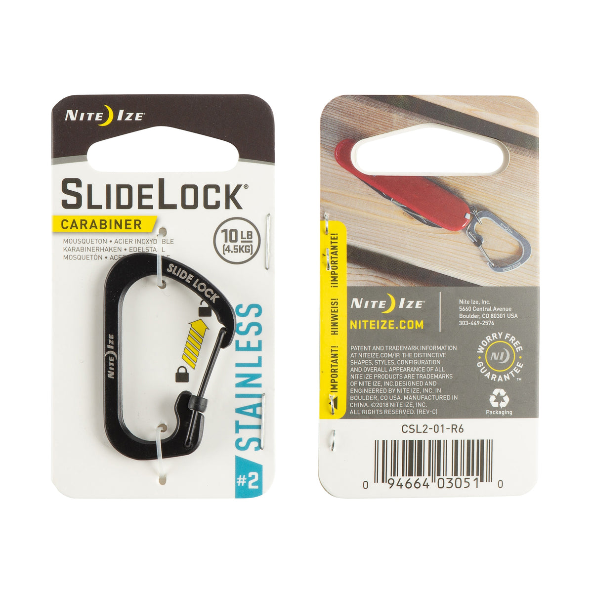 SlideLock® - Karabiineri