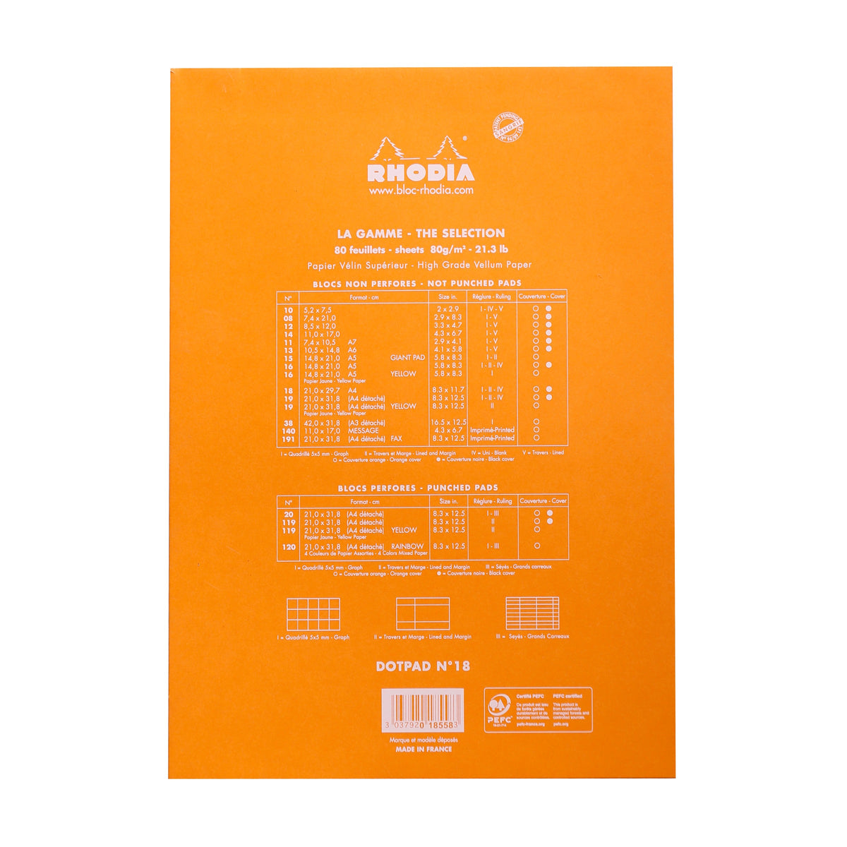 Bloc N°18 Memo Pad