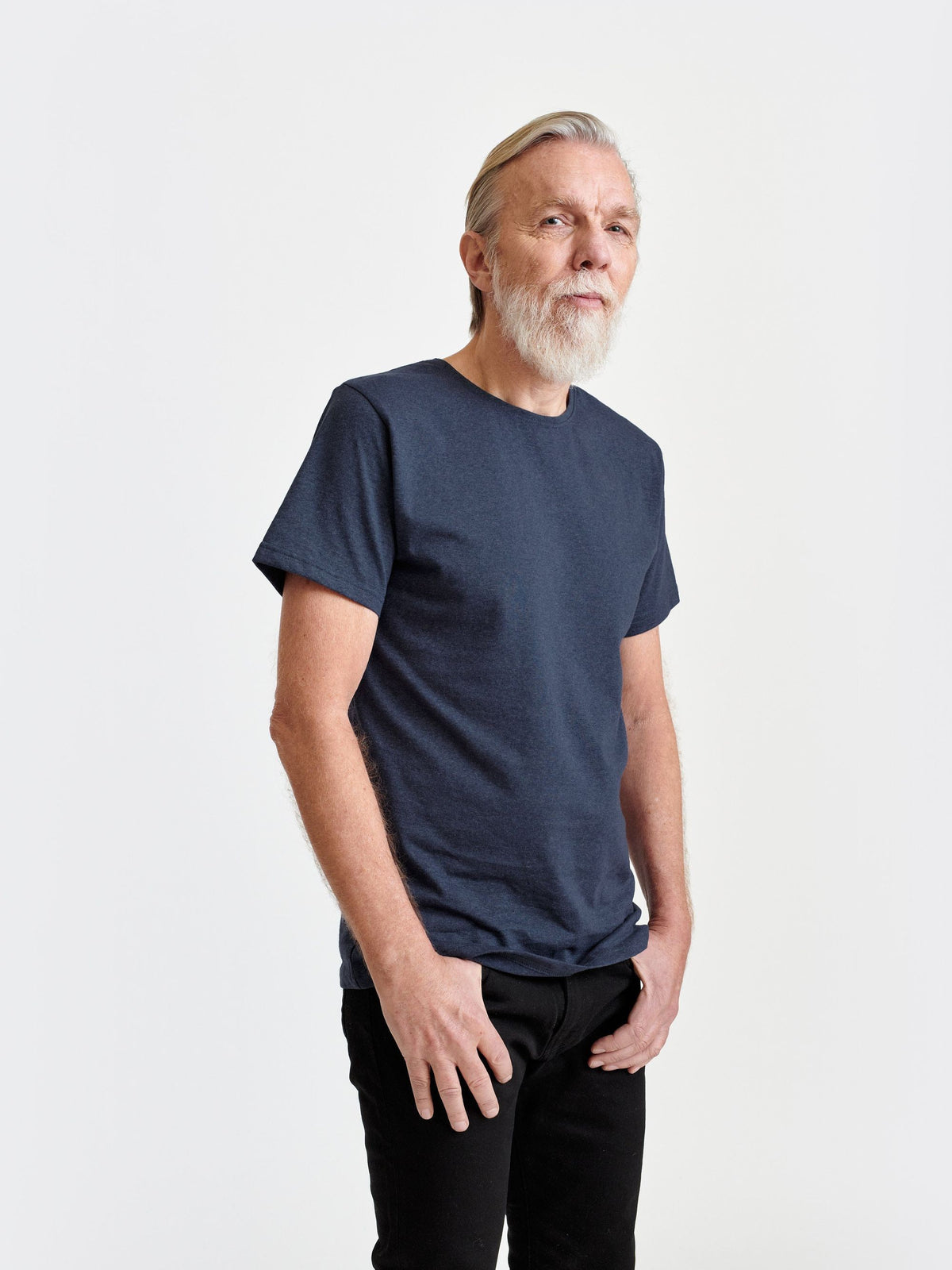 T-paita - Navy Melange
