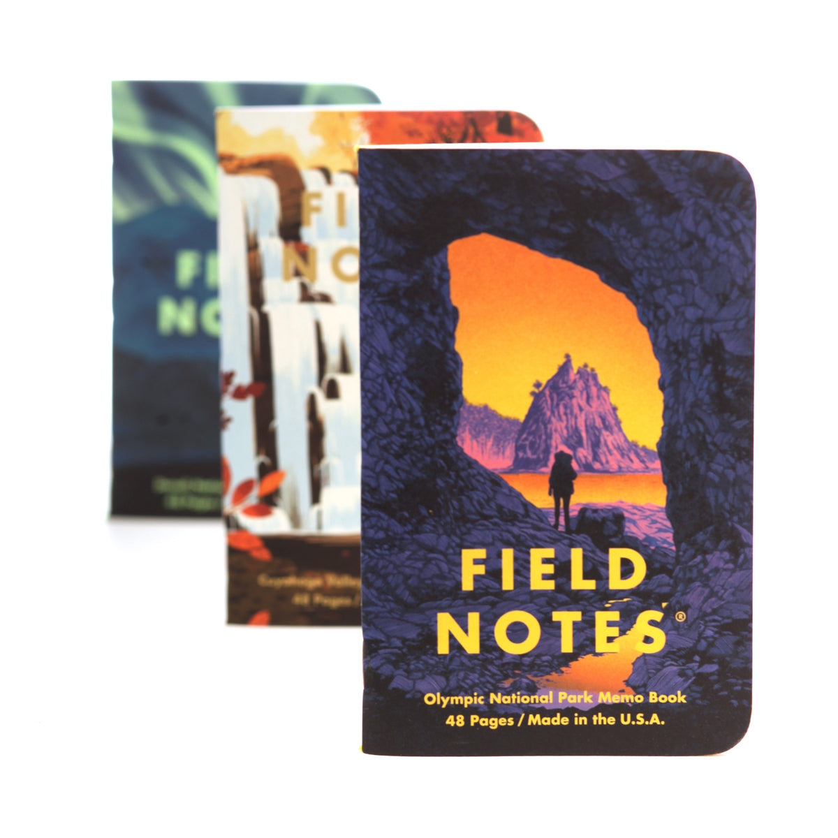 National Parks 3-Pack Memo Book