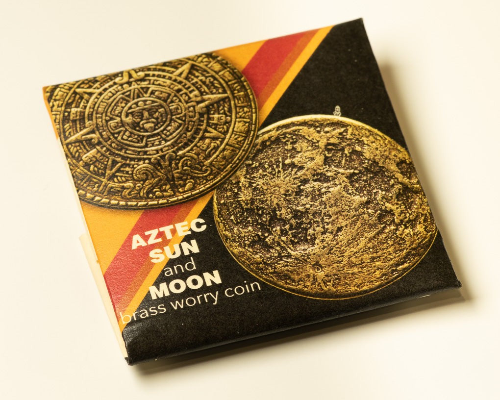 The Sun and Moon Worry Coin Brass