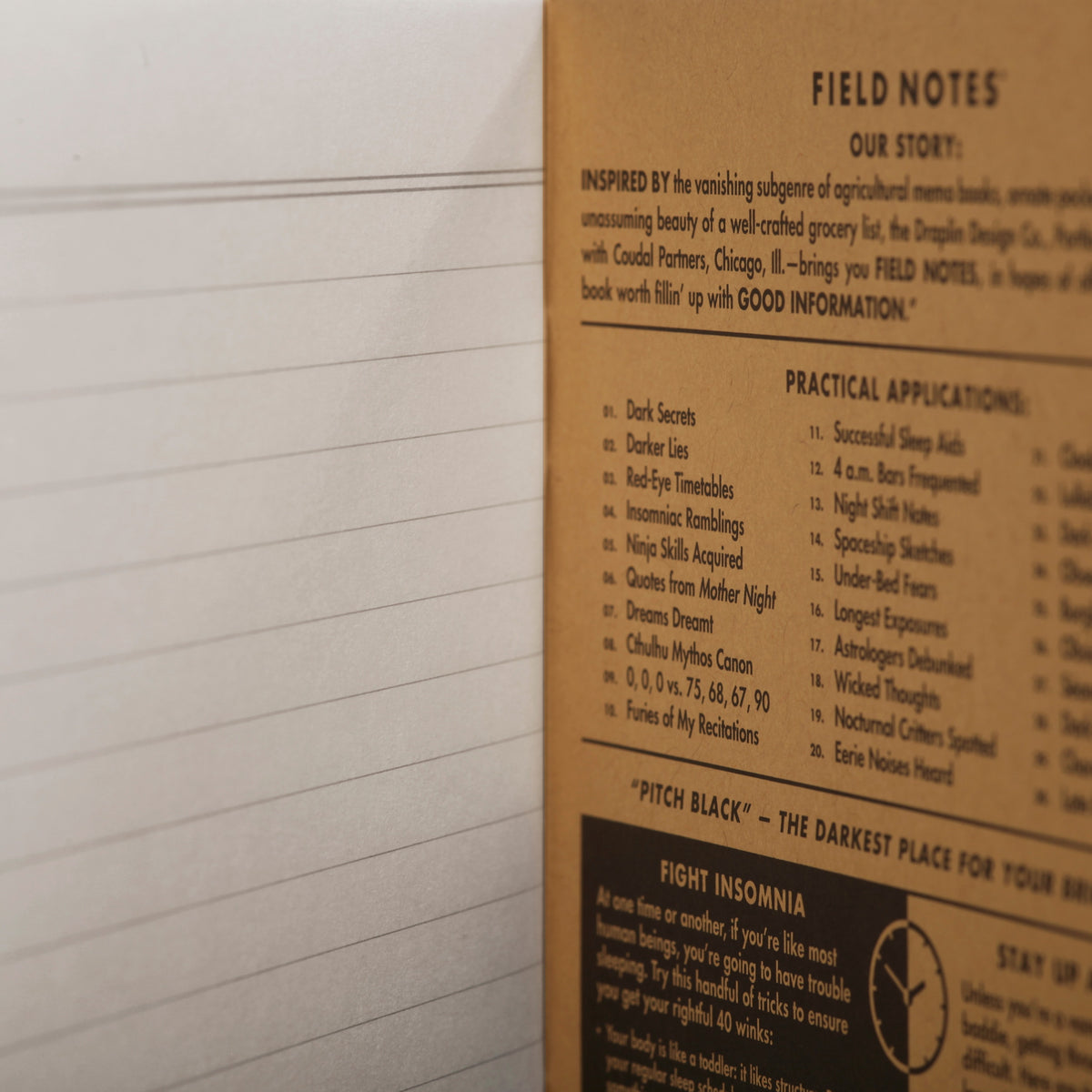 Pitch Black Large 2-Pack Note Book