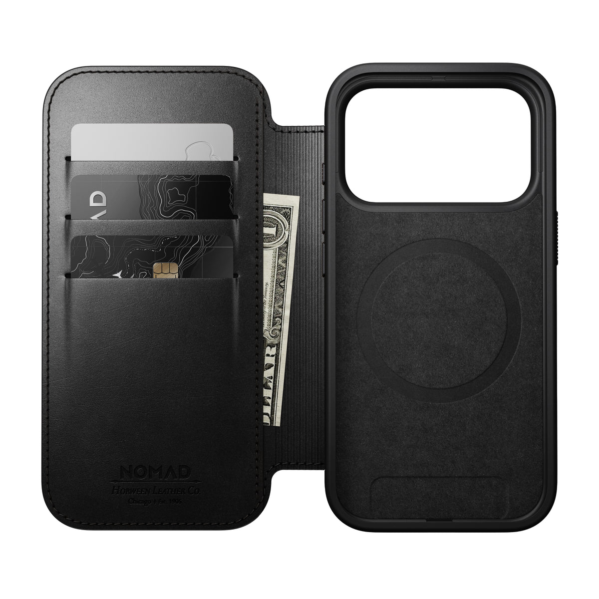 Modern Leather Folio Horween iPhone Series 17 - Suojakotelo