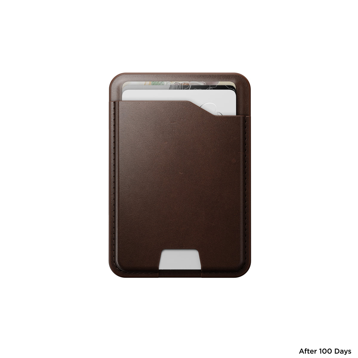 Leather Mag Wallet + Find My Tracking