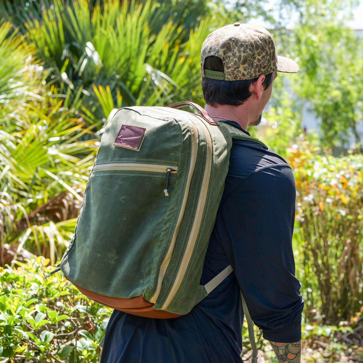 Bullet Ruck 18 L Waxed Canvas Backpack
