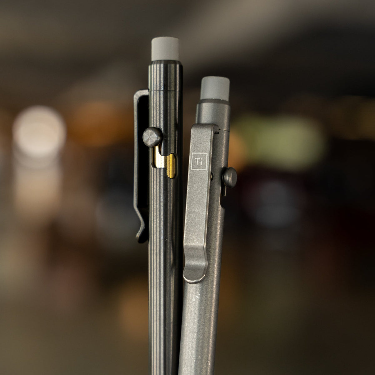 Bolt Action Titanium Pencil