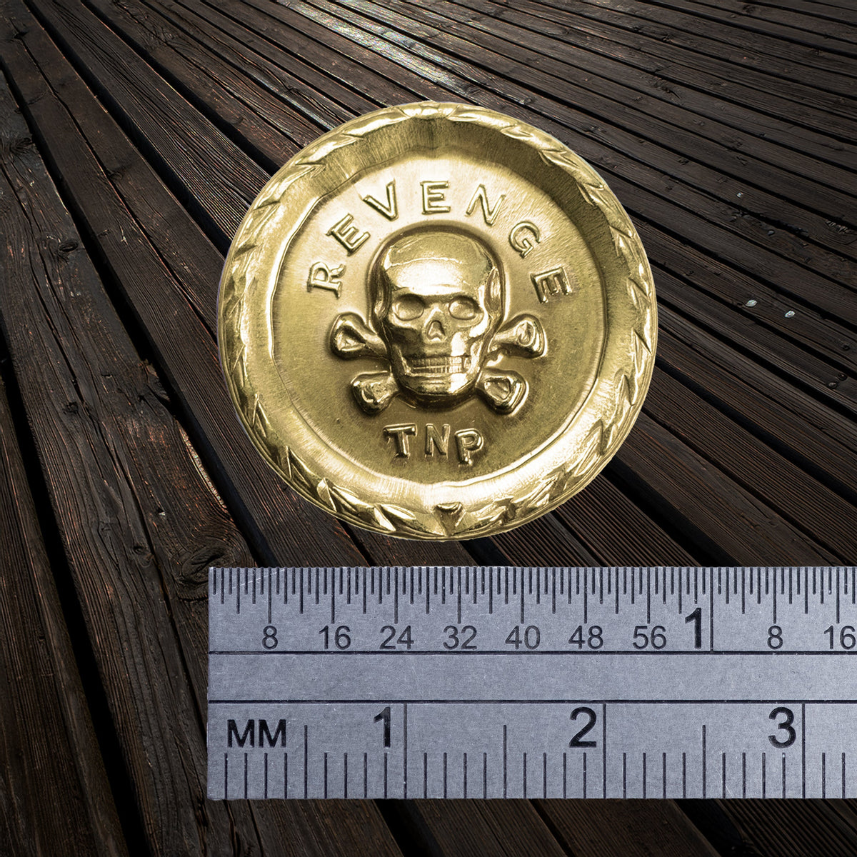 Pirate Roberts Coin Brass