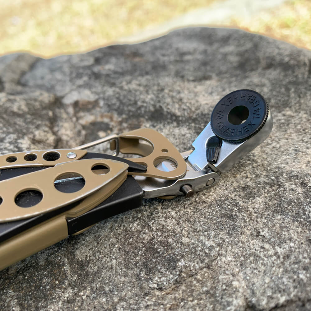 Flat End Flex Head EDC Ratchet Wrench