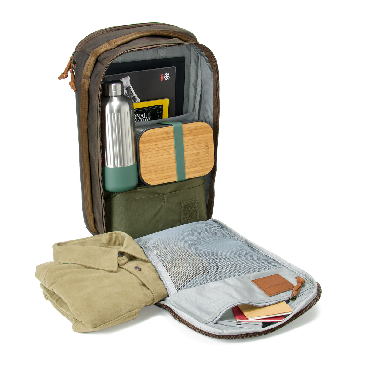 Civic Panel Loader 24 L Waxed Canvas