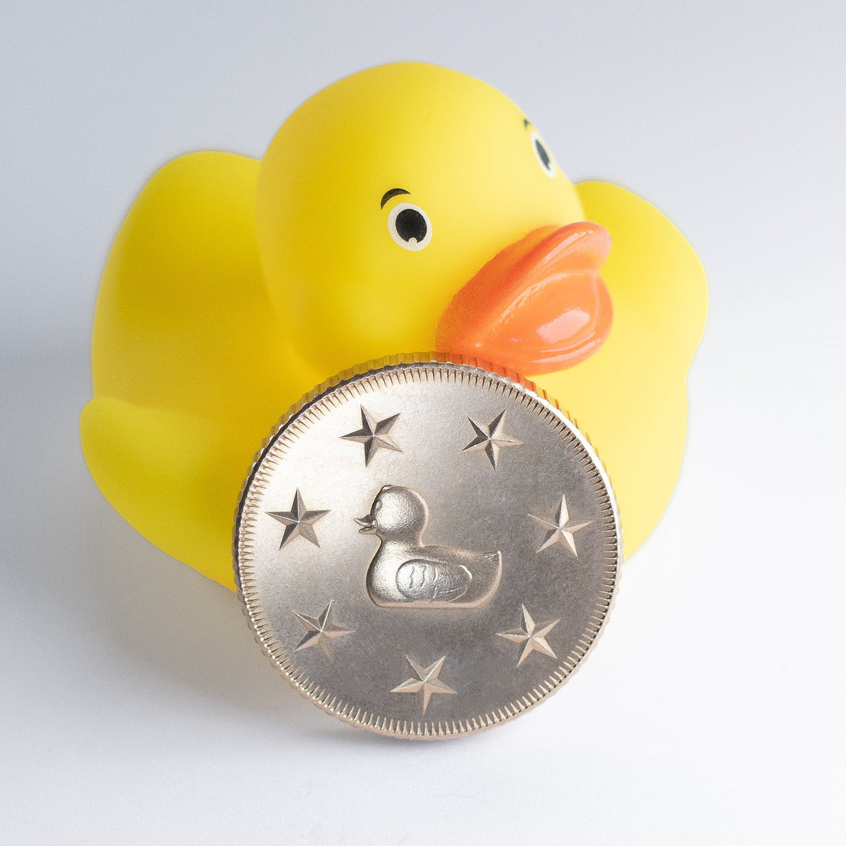 Rugged Lucky Duck Coin Bronze