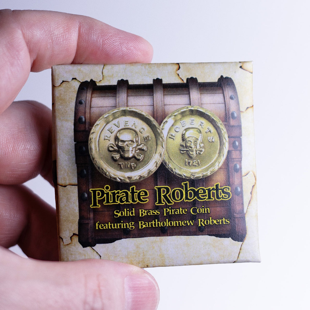 Pirate Roberts Coin Brass