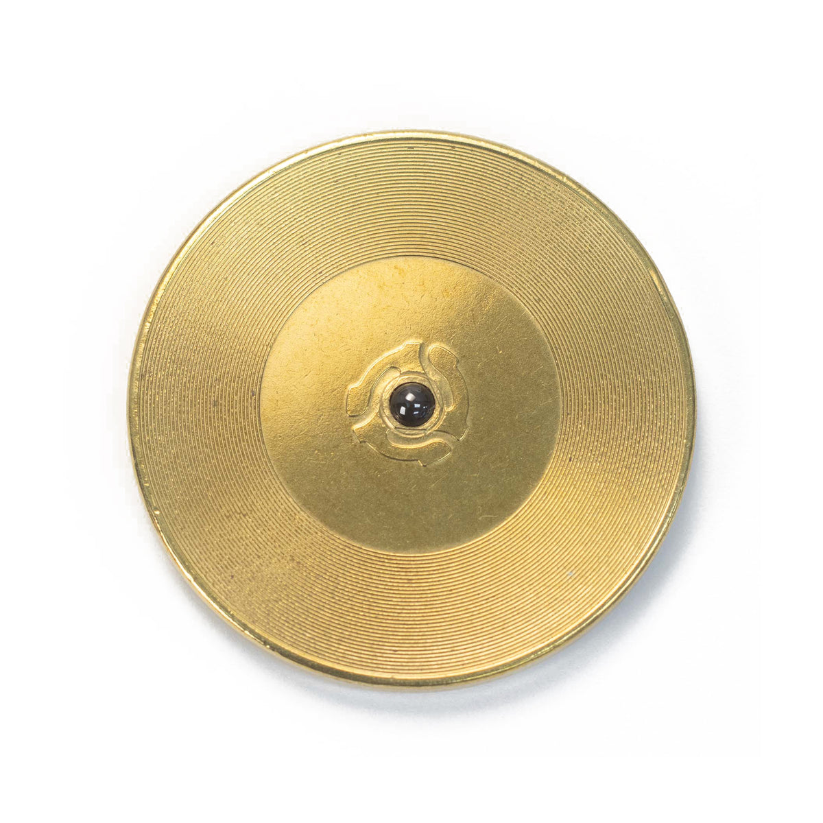 Record Spinner Brass