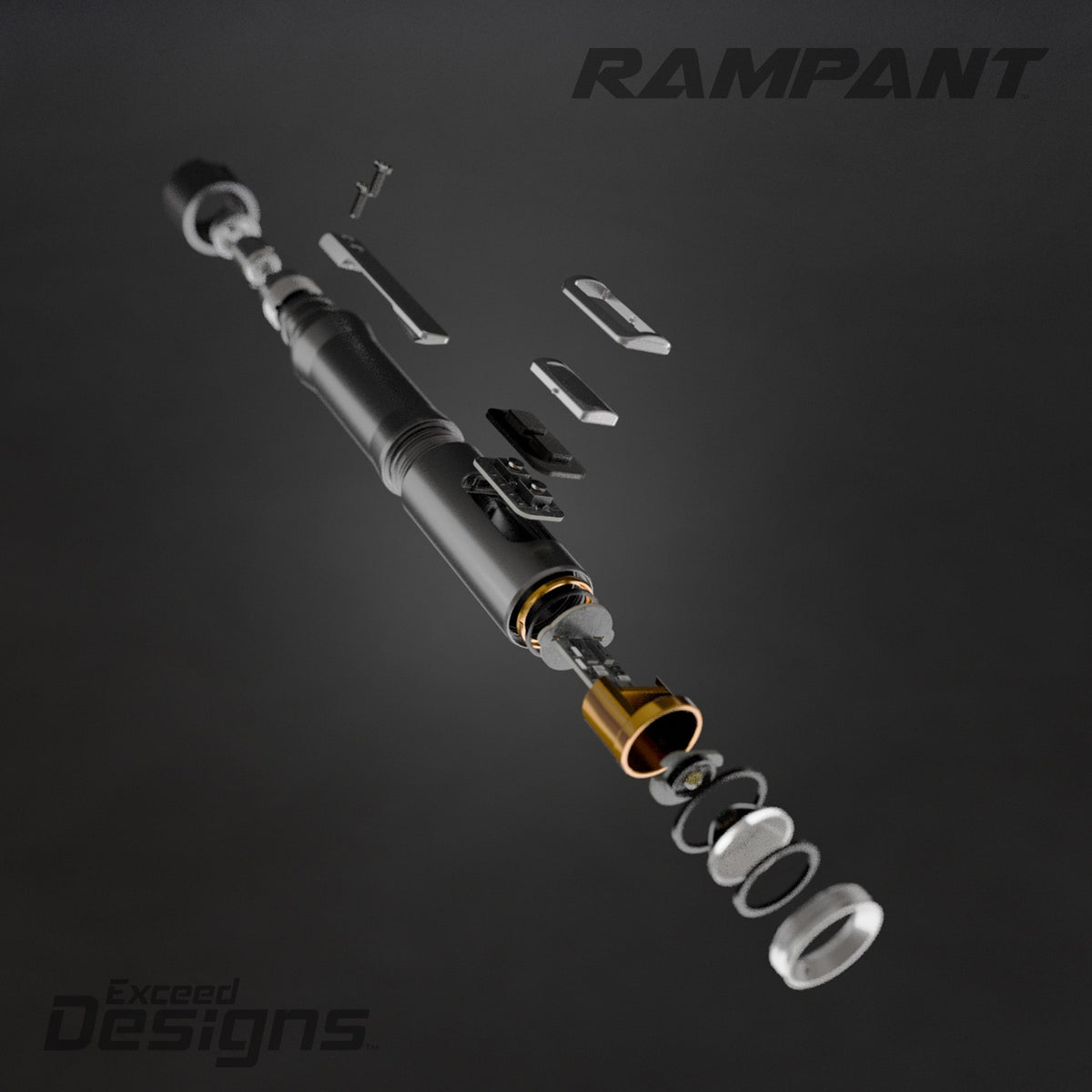Rampant™ R8 EDC Titanium Flashlight