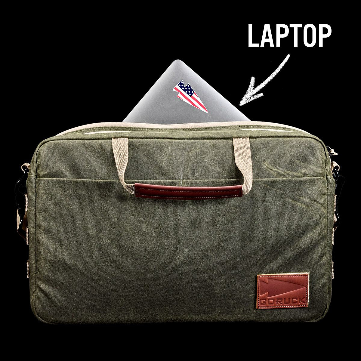 Shoulder Bag Waxed Canvas