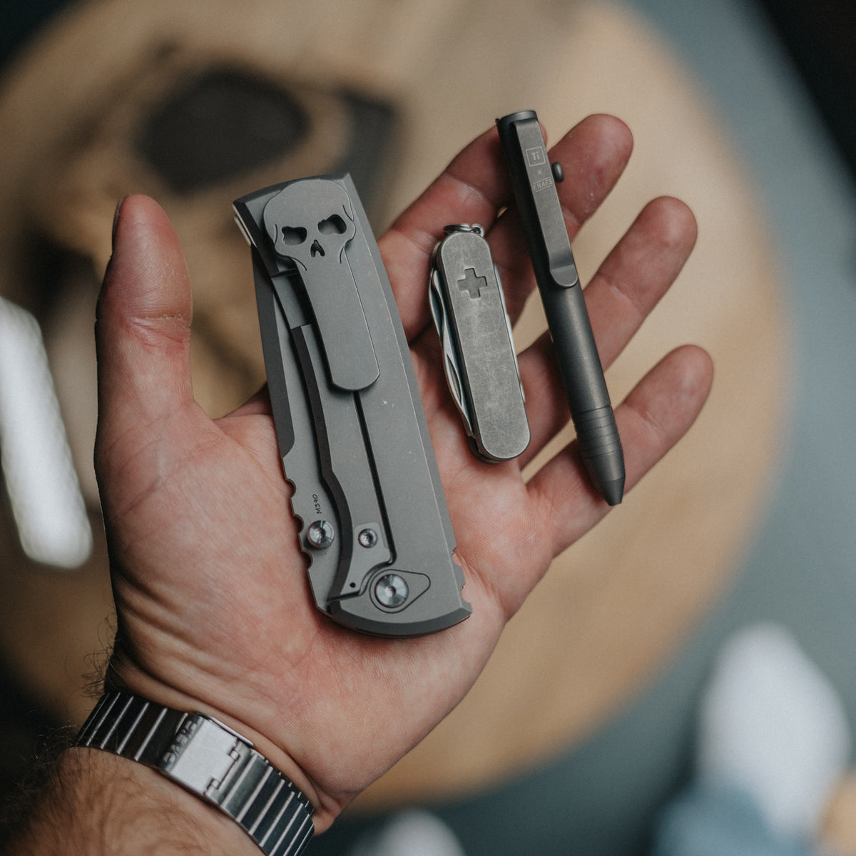 Big Idea Design The Lil Sancho Bolt Action Titanium Pen
