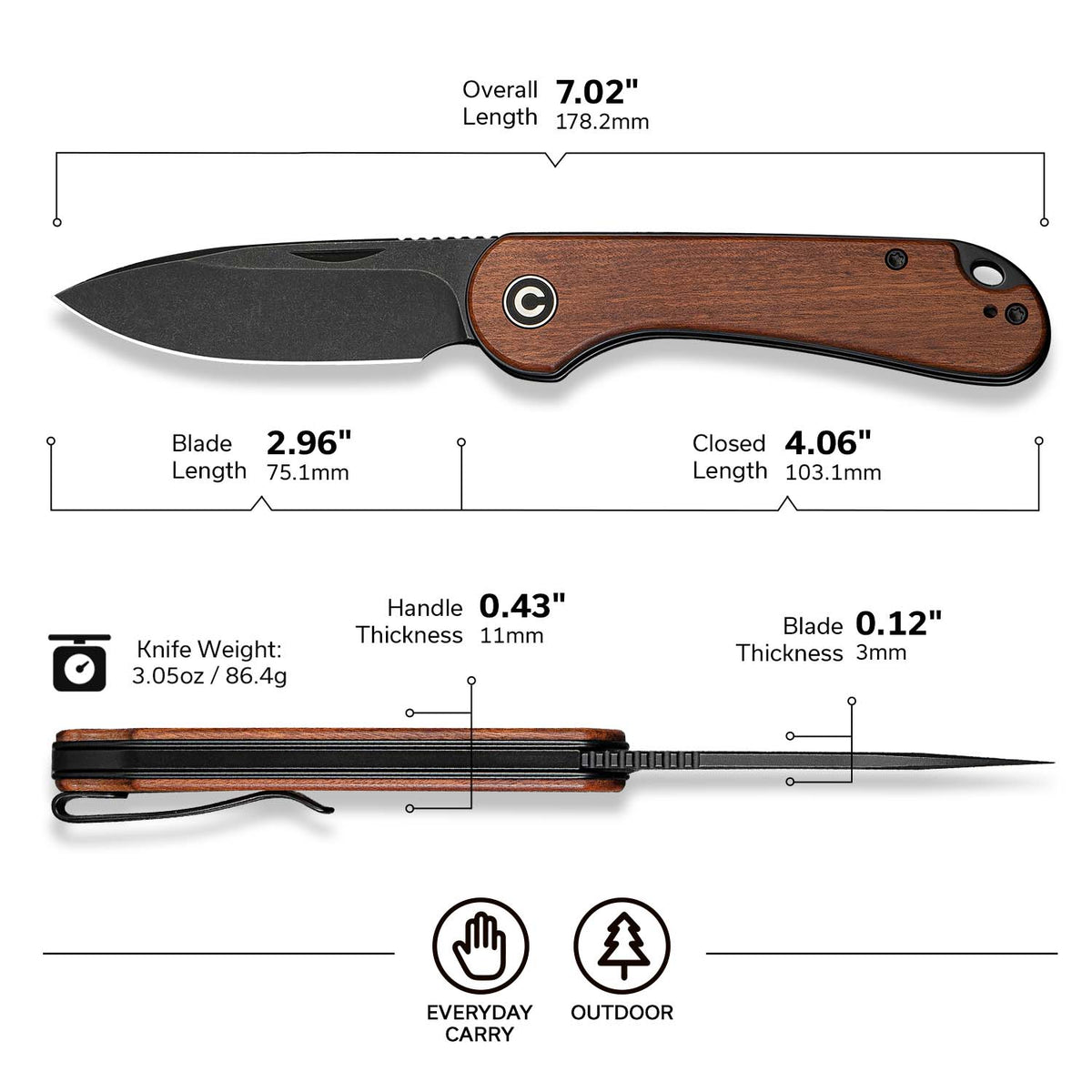 Elementum Slip Joint Knife