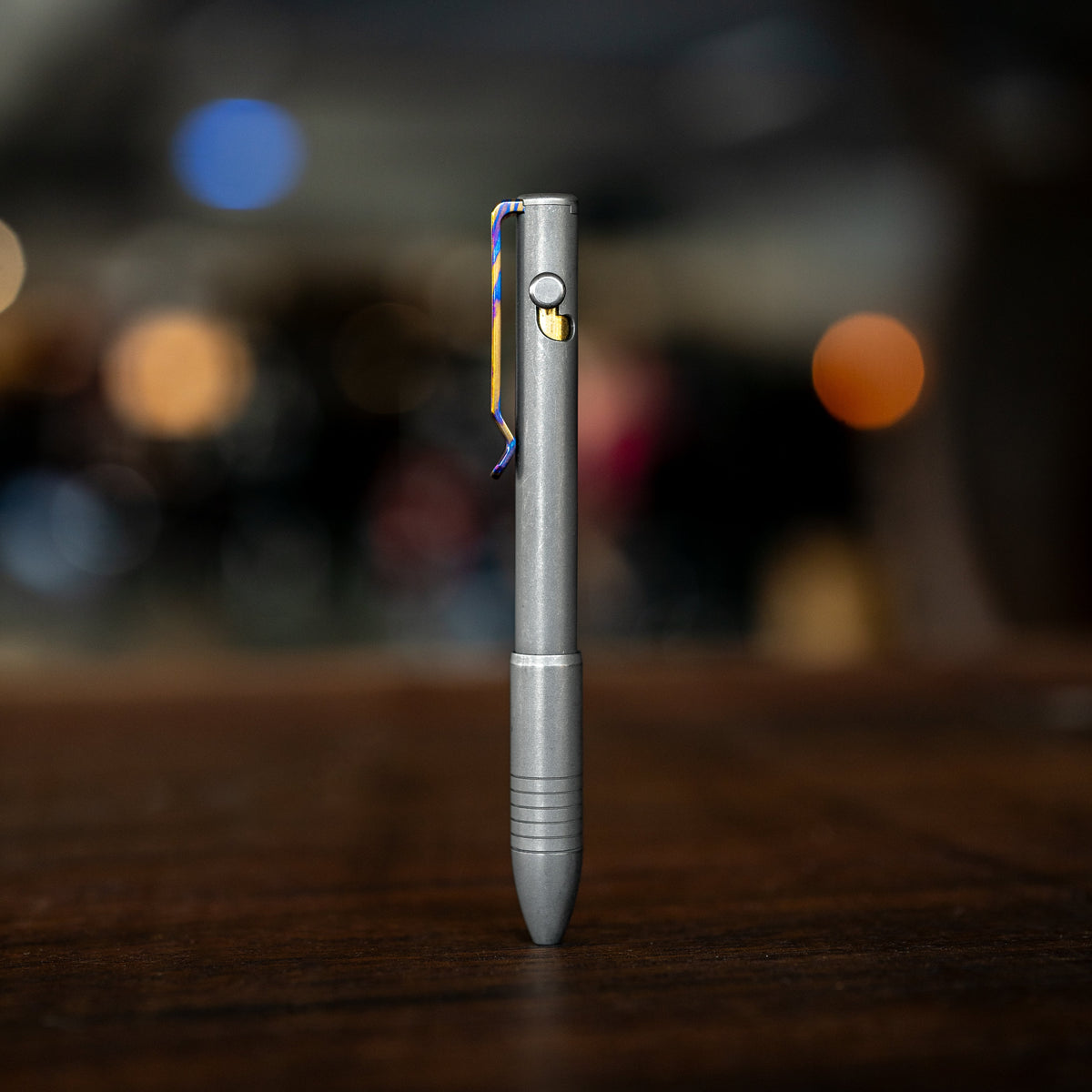Ti Damascus CNC Milled Pocket Clip