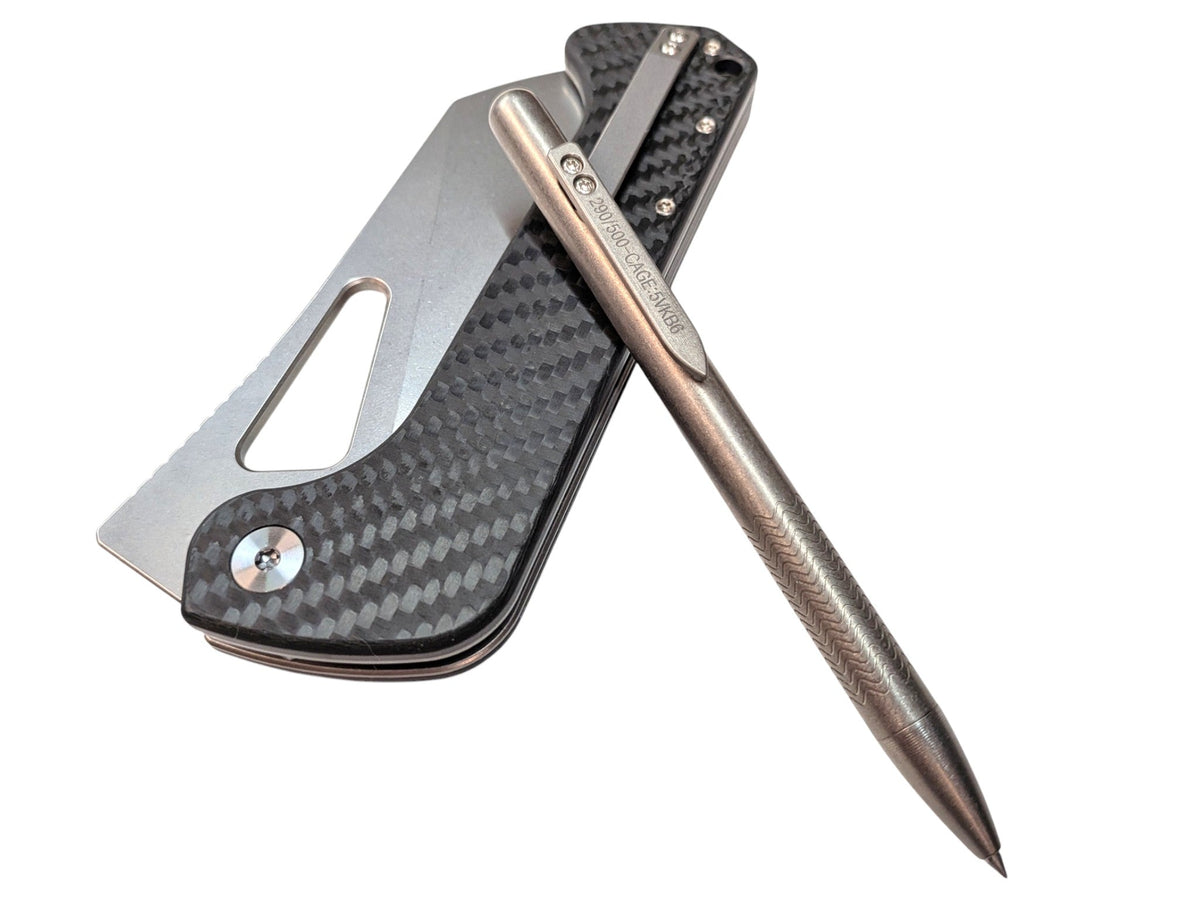 CountyComm Titanium Flight Suit Bolt Action Pen (Gen 3)