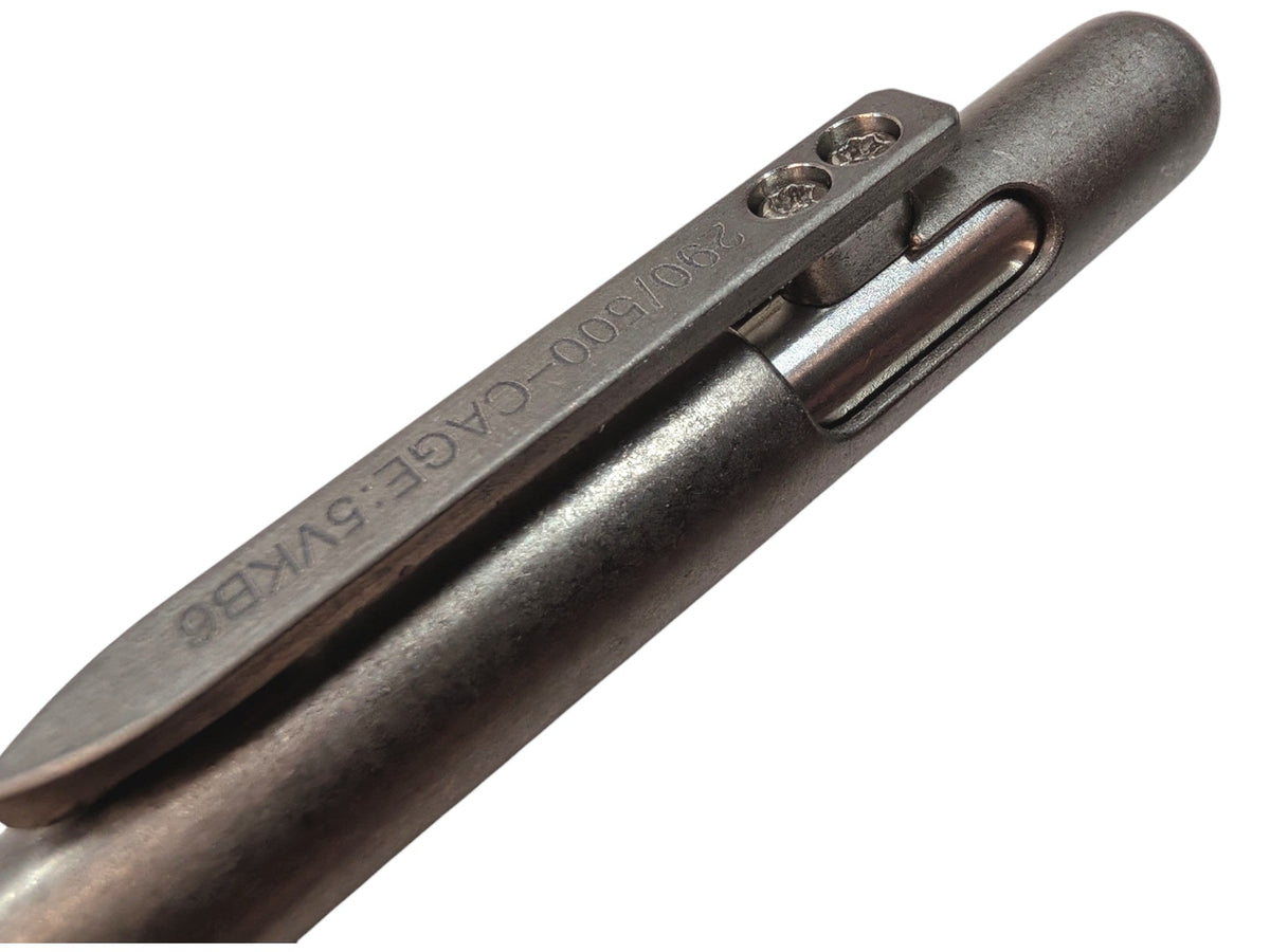 CountyComm Titanium Flight Suit Bolt Action Pen (Gen 3)