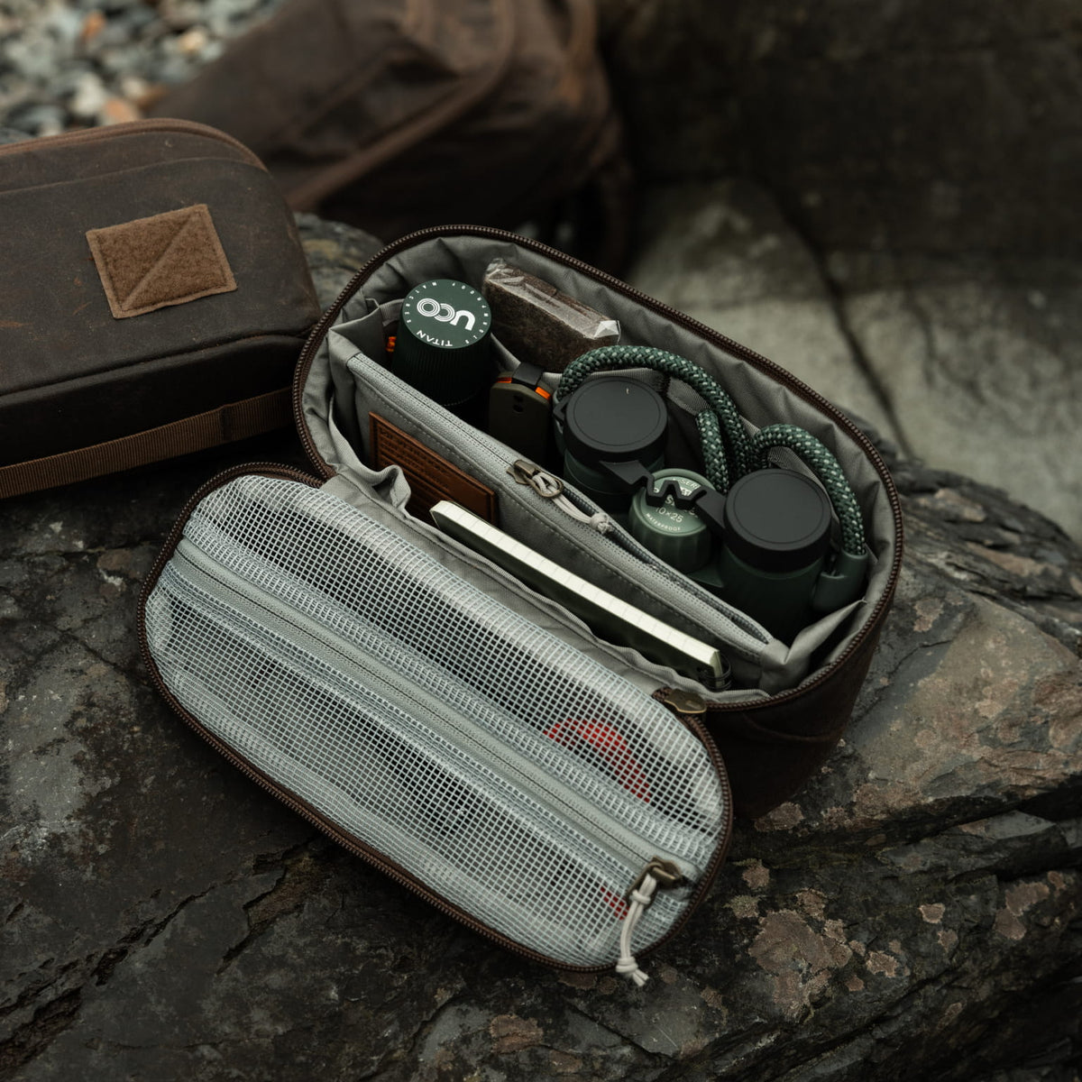Evergoods Civic Access Pouch 2 L Waxed Canvas