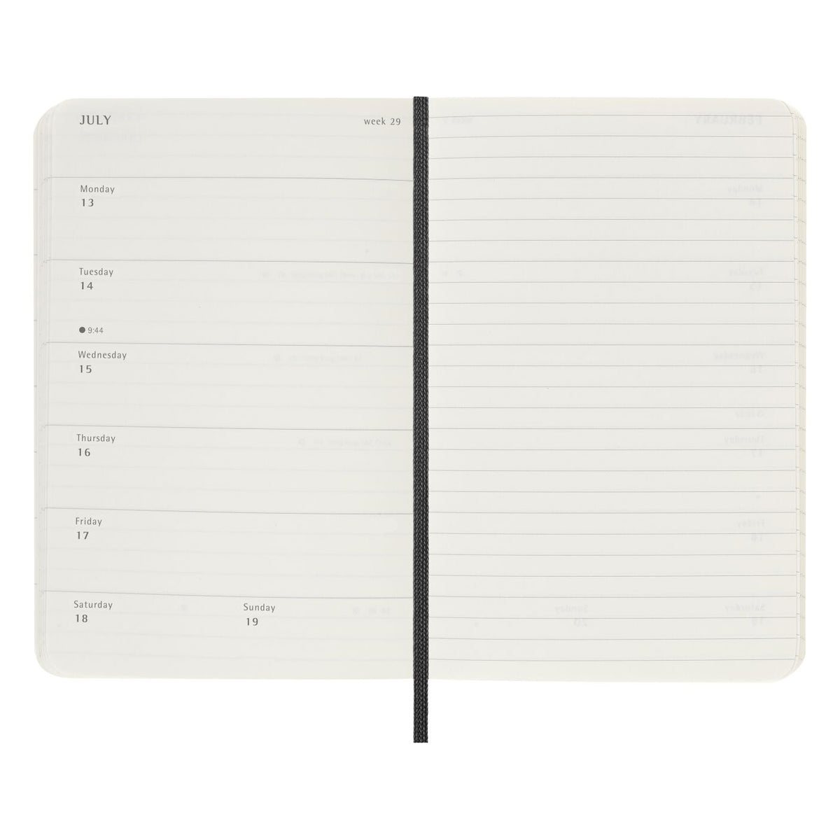 Weekly Notebook Pocket 2026 Calendar
