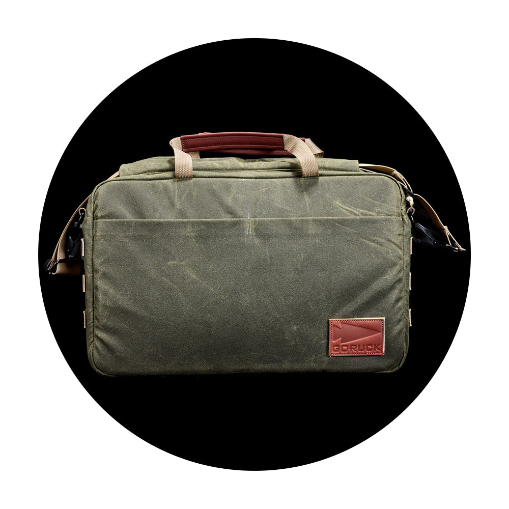 Shoulder Bag Waxed Canvas