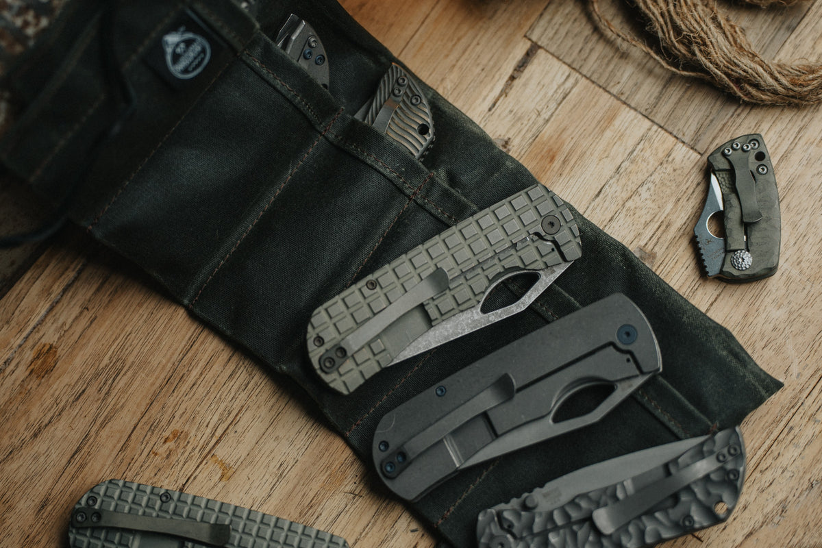 PNWBUSHCRAFT Maple Pocket Knife Roll Up V2.0