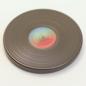 Record Spinner Blackened Copper