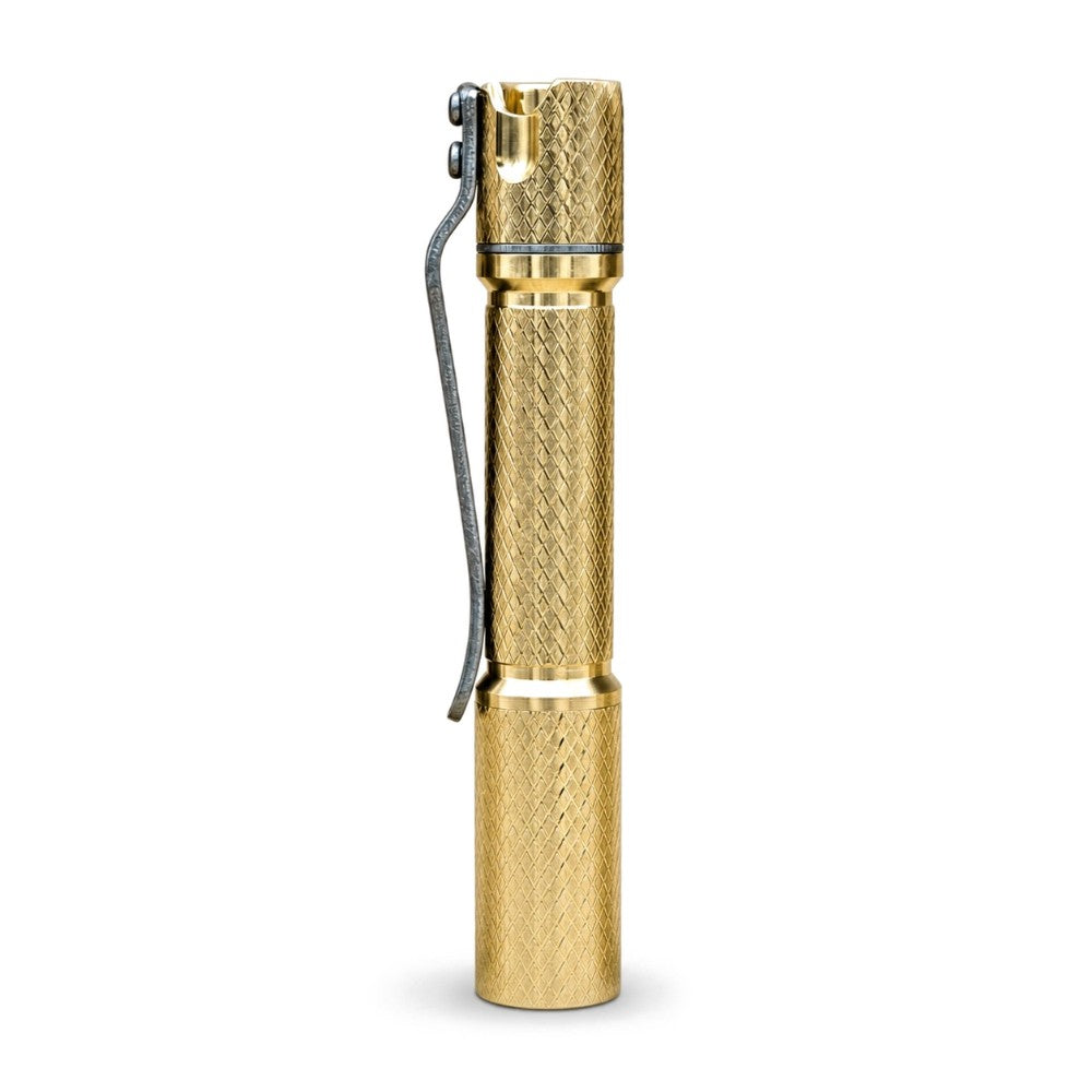 ReyLight Pineapple Mini MKIII Brass Flashlight