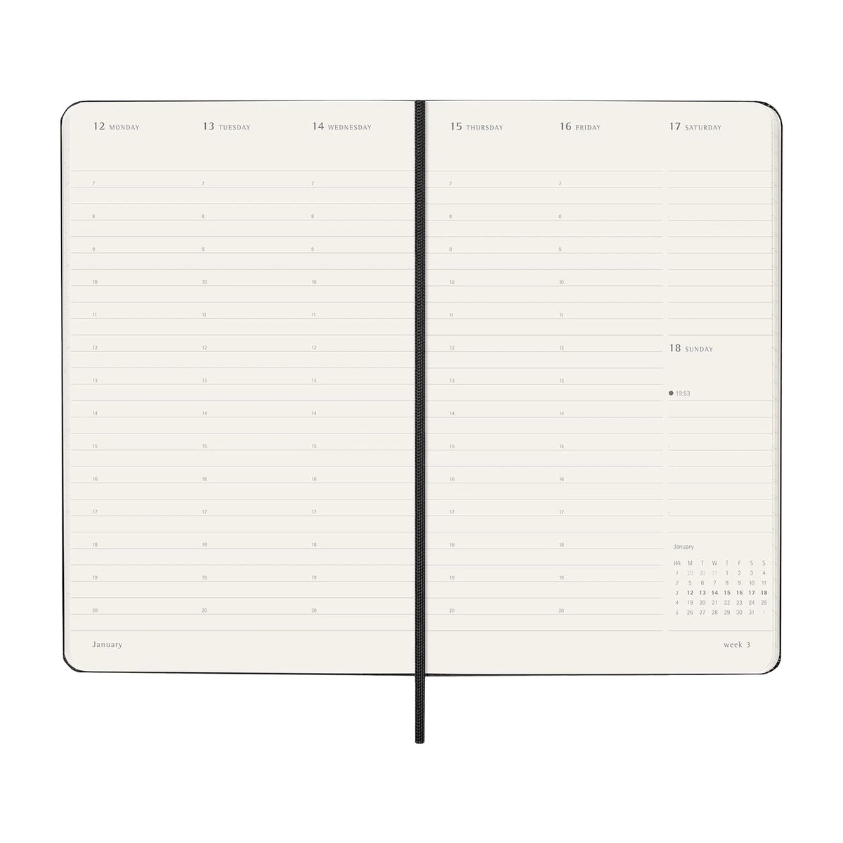PRO Weekly Vertical Planner Large 2026 - Kalenteri