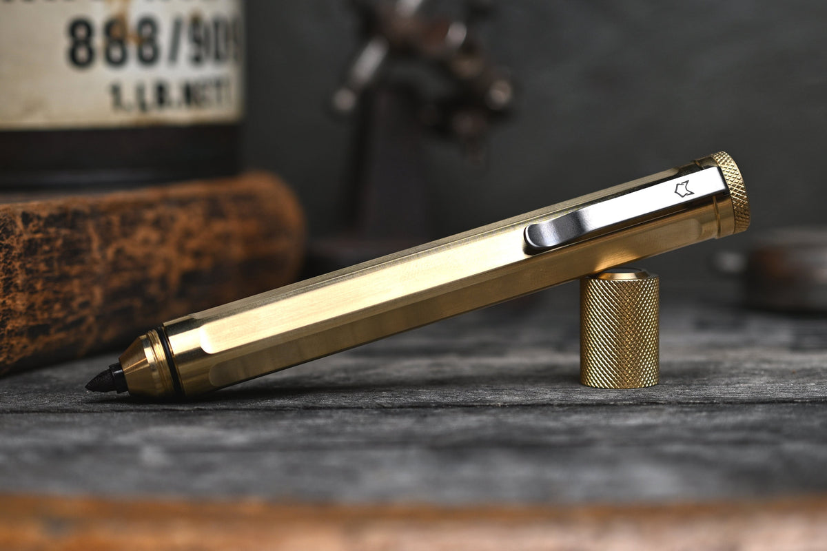 Silver Fox Tools Sharpie Caddy Brass