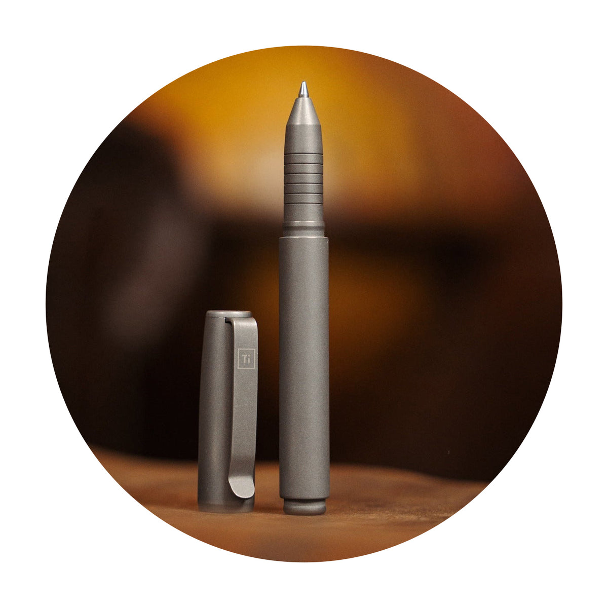 Base Line Capped Titanium Pen