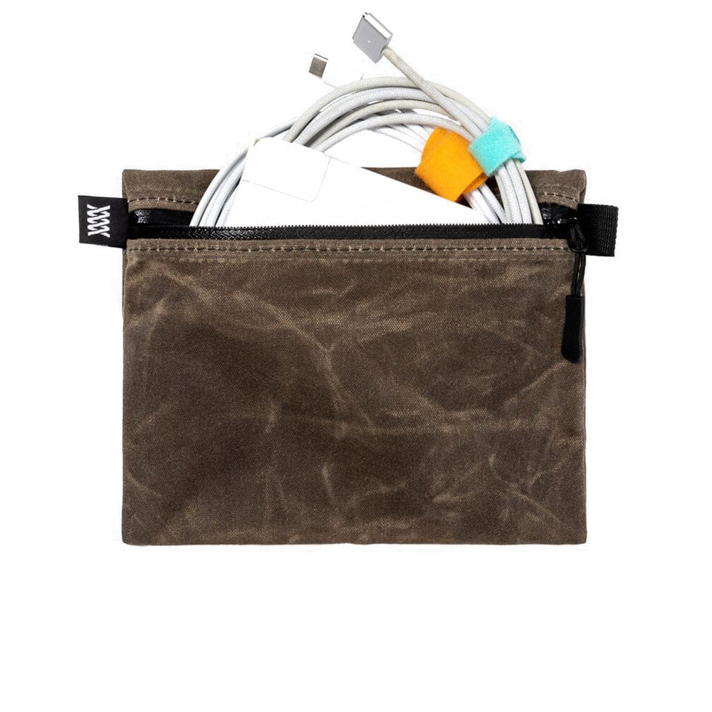 Waxed Canvas Utility Pouch