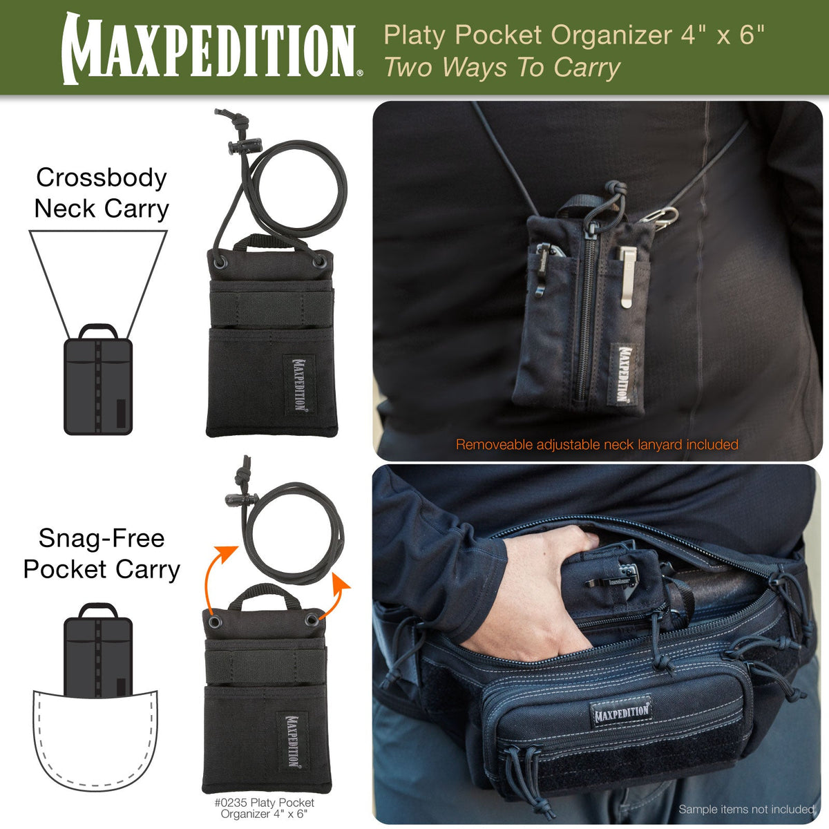 Platy Pocket Organizer 4×6