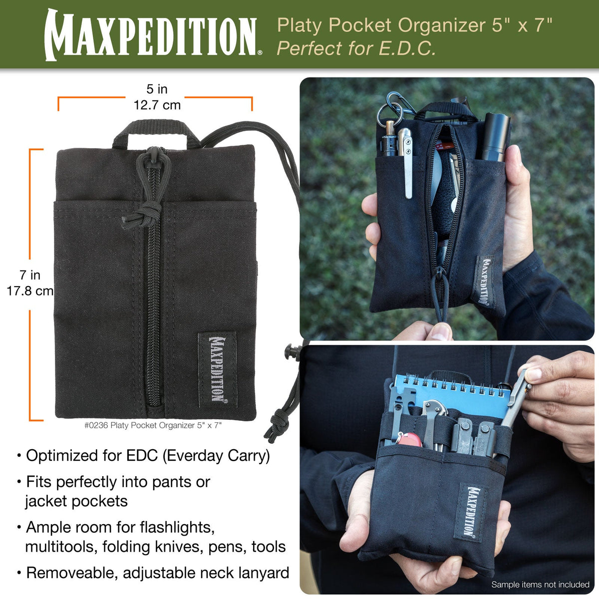 Platy Pocket Organizer 5×7