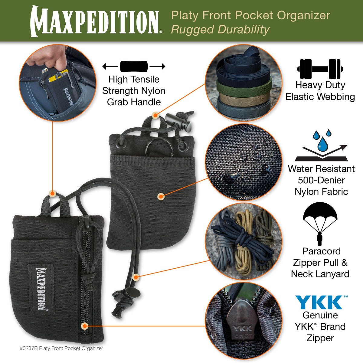 Platy Front Pocket Organizer