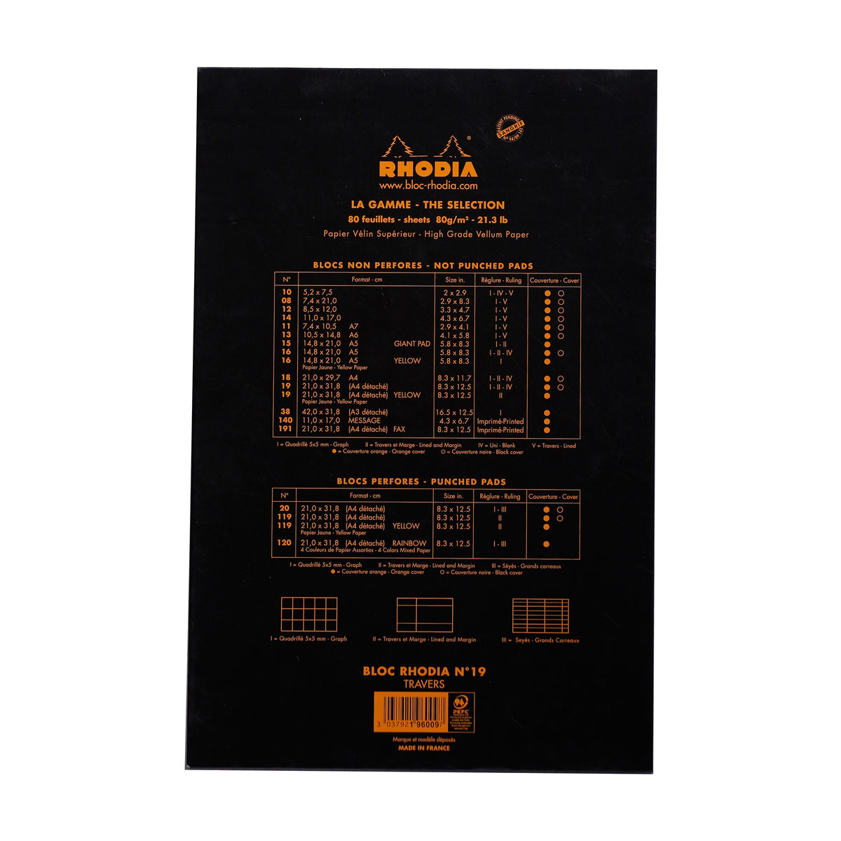 Bloc N°19 Memo Pad