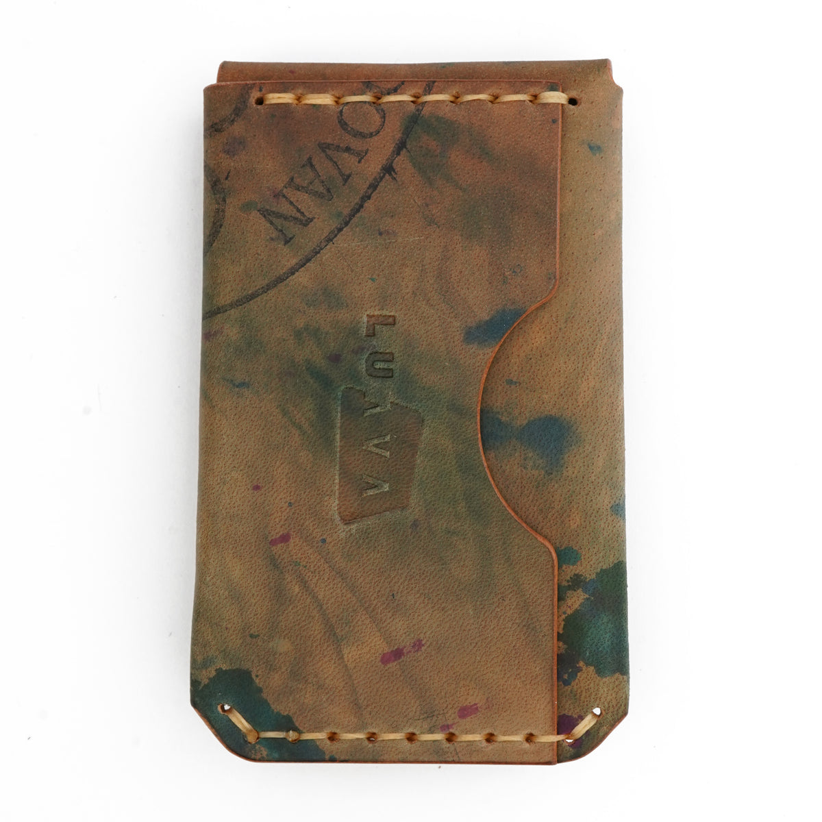 Messenger Wallet Art Shell Cordovan