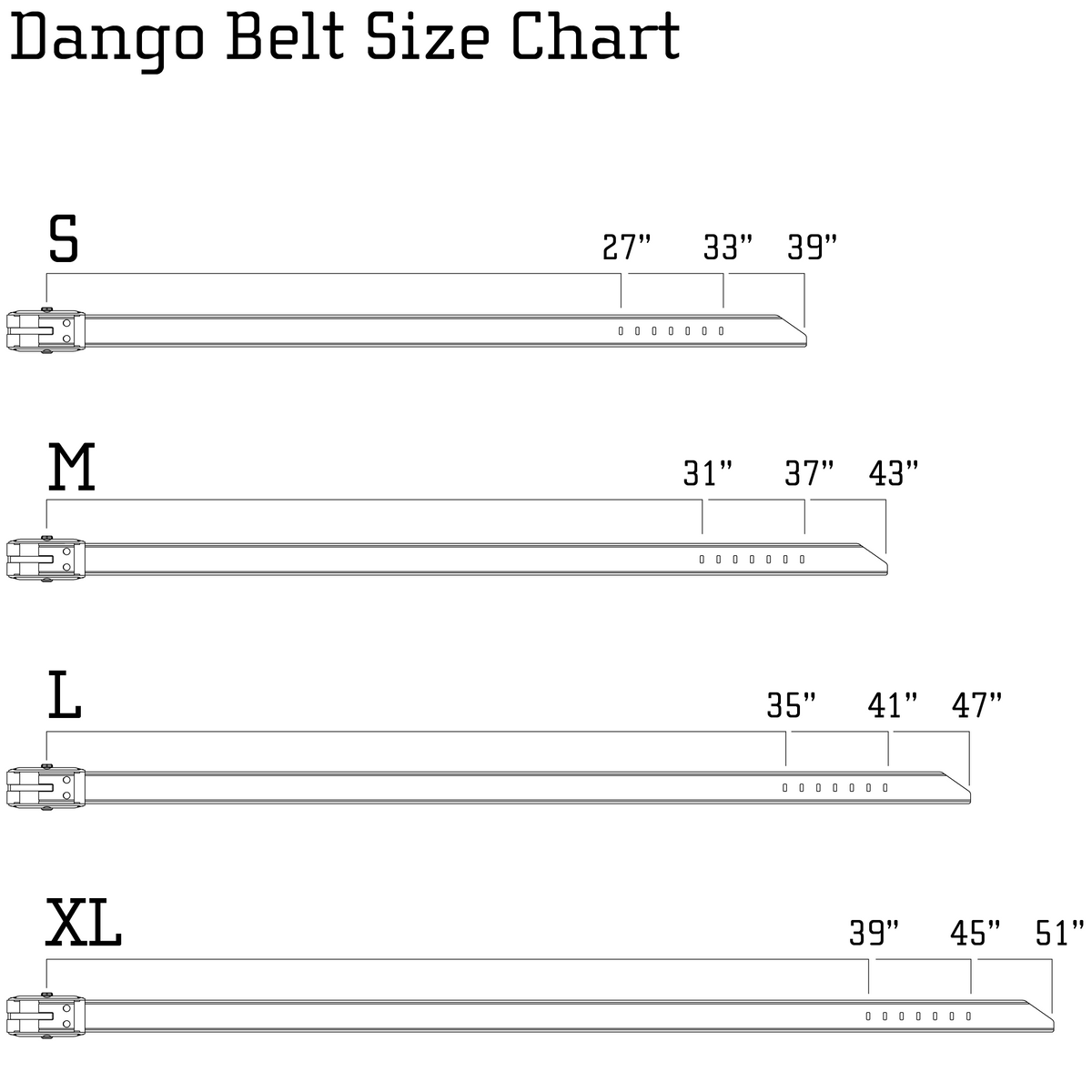 Dango Leather - Vyö