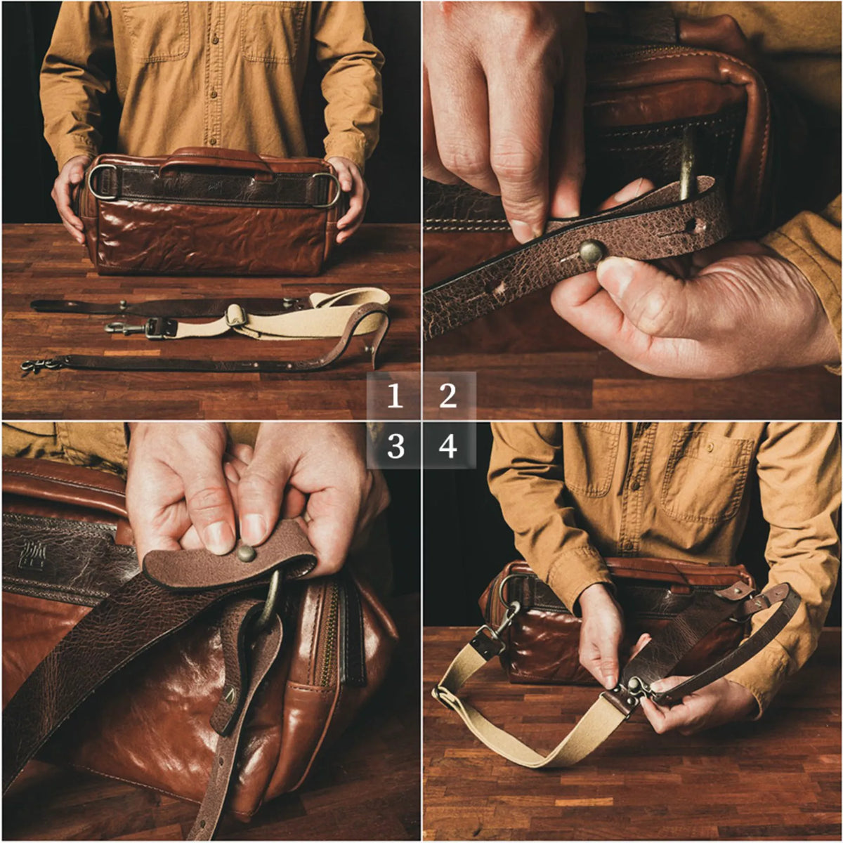 Night Rider Leather 9.5 L Sling Bag