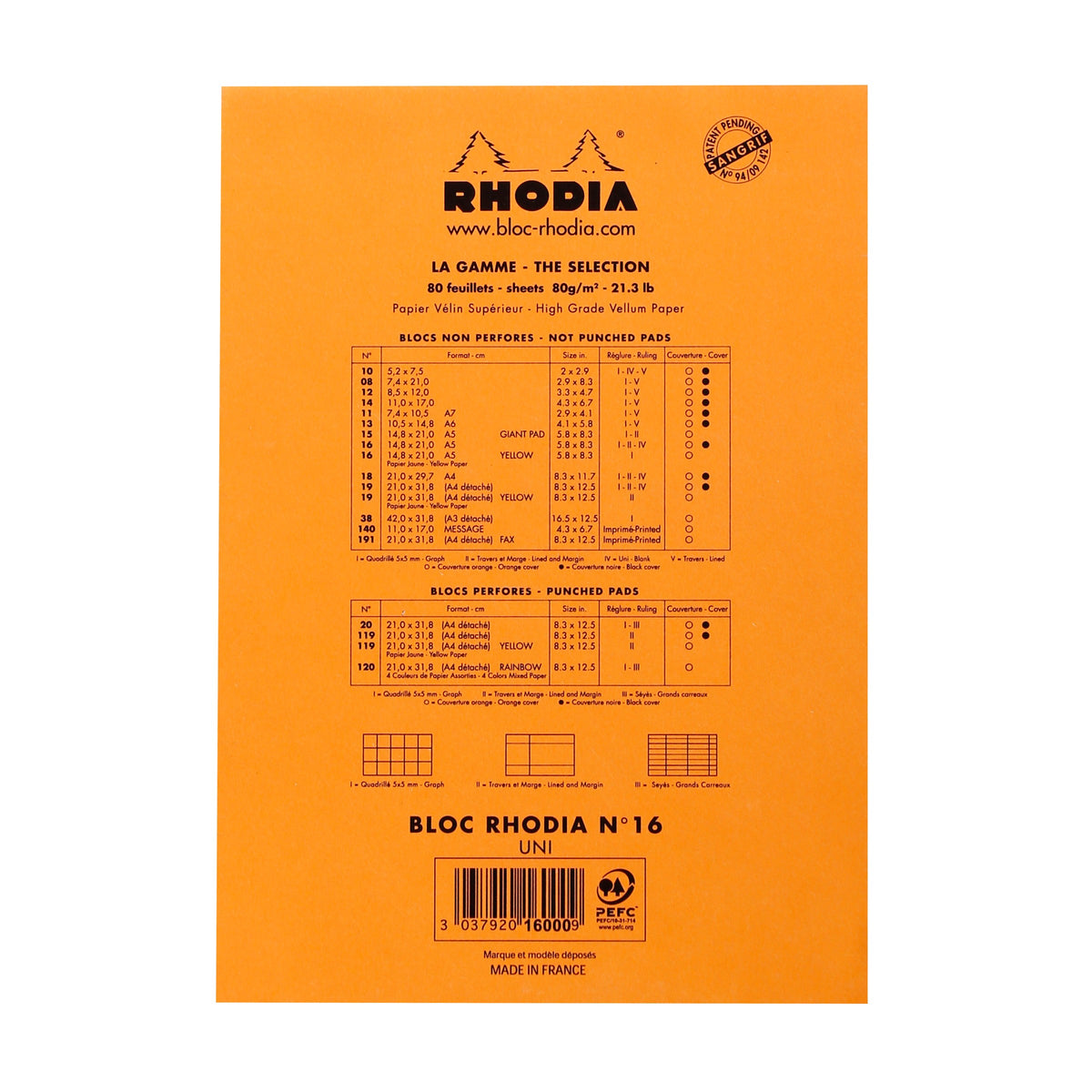 Bloc N°16 Memo Pad