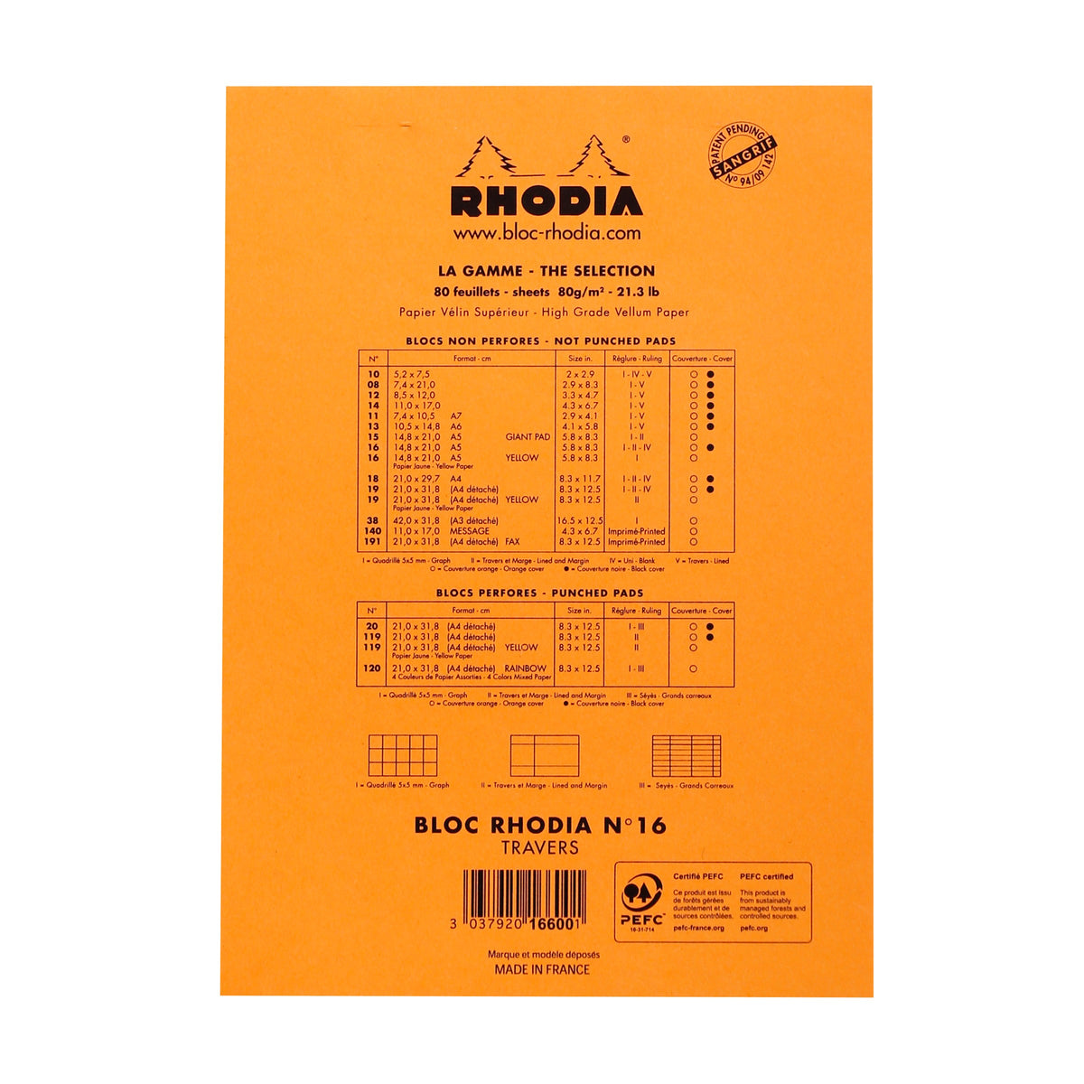 Bloc N°16 Memo Pad