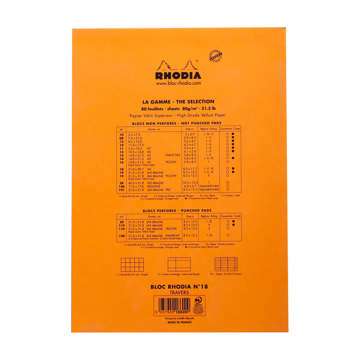 Bloc N°18 Memo Pad
