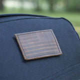 Reverse Flag Patch Leather