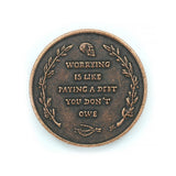 O2 Worry Stone Copper