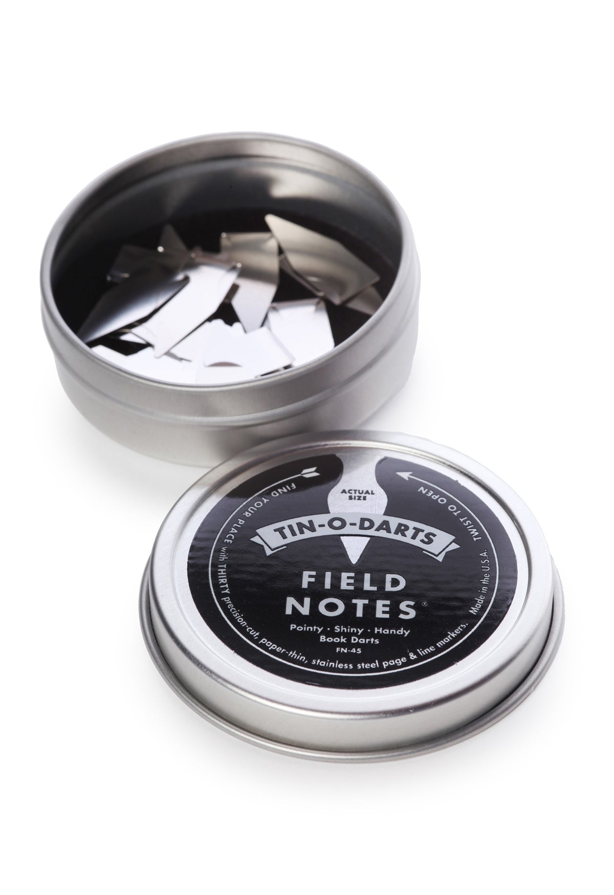 Tin-O-Darts Page Markers