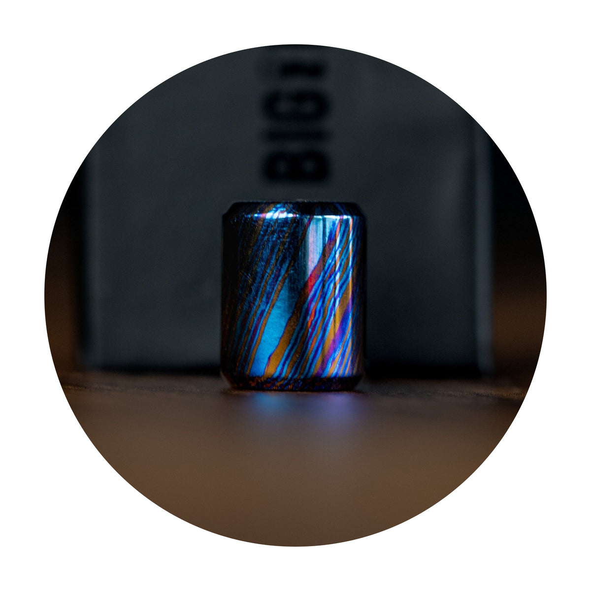 Titanium Damascus Bead
