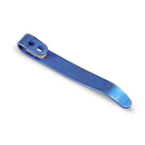 Flamed Titanium Pocket Clip 2-Pack
