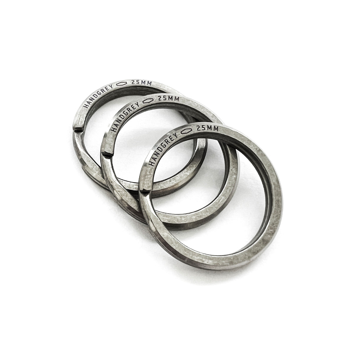Titanium Keyrings 3-Pack